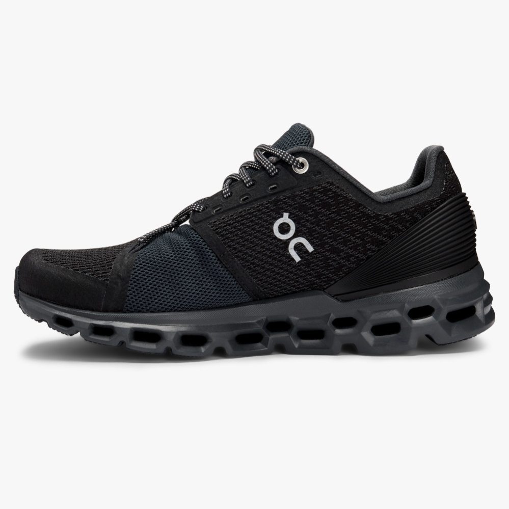 QC Road Running Shoes Retail - Black Cloudstratus Womens